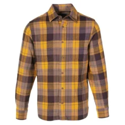 Schott NYC Men's Plaid Cotton Flannel Long-Sleeve Shirt -Garmentra Sales Store SH2135 MUS FRT NEW21