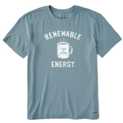 Life Is Good Men's Renewable Energy Crusher Short-Sleeve T-Shirt