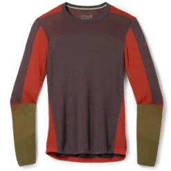 SmartWool Men's Intraknit Thermal Merino Colorblock Crew Base Layer Top