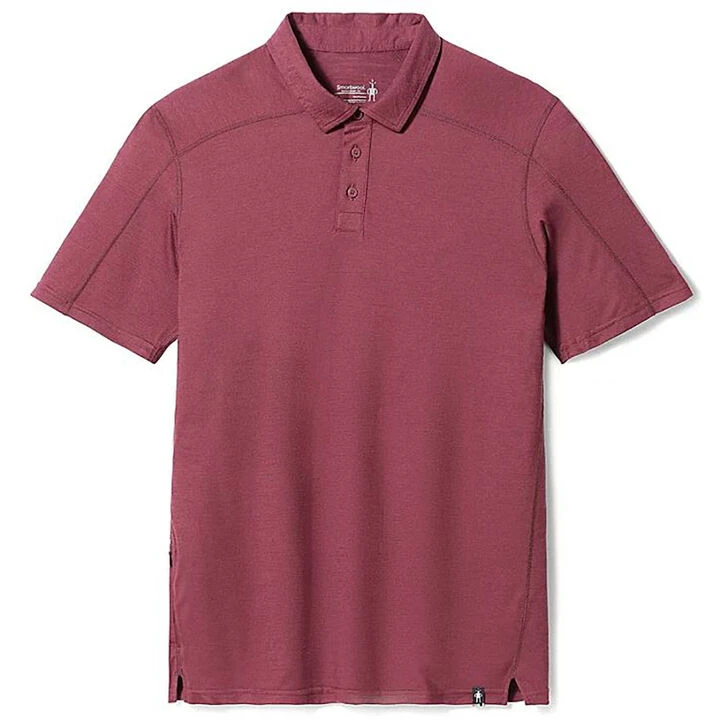 SmartWool Men's Short-Sleeve Polo Shirt 2 SmartWool Men's Short-Sleeve Polo Shirt - Image 2