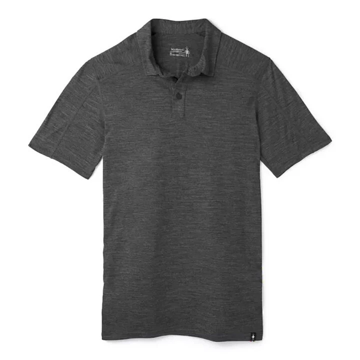 SmartWool Men's Short-Sleeve Polo Shirt 1 SmartWool Men's Short-Sleeve Polo Shirt