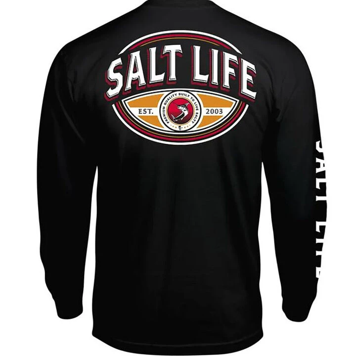 Salt Life Men's Built Salty Long-Sleeve T-Shirt 1 Salt Life Men's Built Salty Long-Sleeve T-Shirt