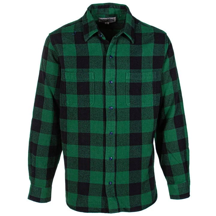 Schott NYC Men's Buffalo Plaid Cotton Flannel Long-Sleeve Shirt 1 Schott NYC Men's Buffalo Plaid Cotton Flannel Long-Sleeve Shirt
