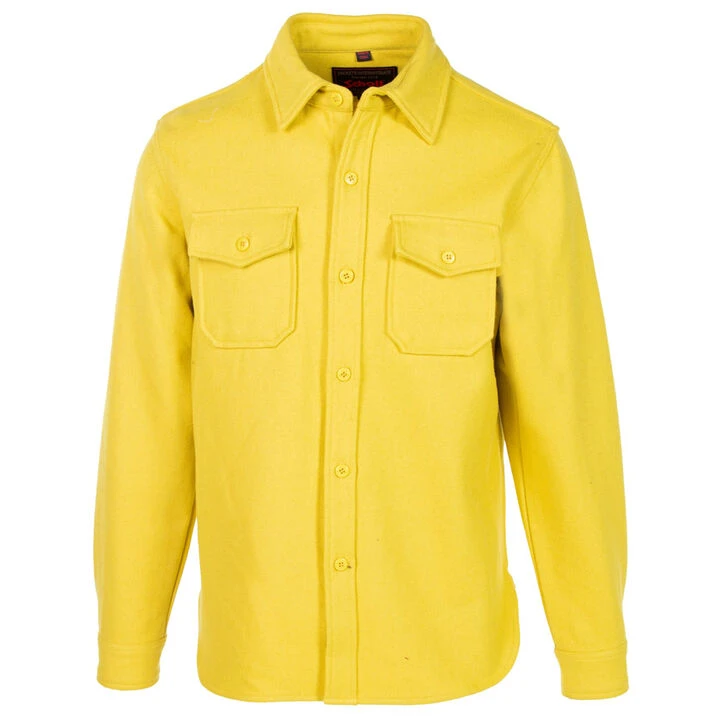 Schott NYC Men's CPO Wool Long-Sleeve Shirt 4 Schott NYC Men's CPO Wool Long-Sleeve Shirt - Image 4