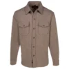 Schott NYC Men's CPO Wool Long-Sleeve Shirt