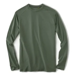 Tasc Performance Men's Carrollton Crew Neck Long-Sleeve Fitness T-Shirt -Garmentra Sales Store TM310 302CarrolltonLS UtilityGreen