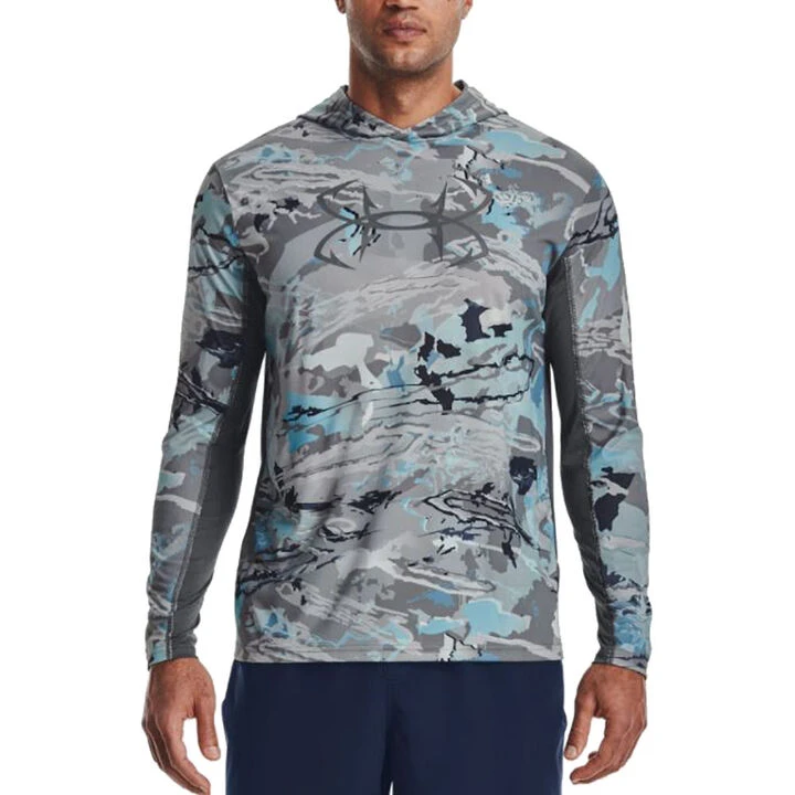 Under Armour Men's UA Iso-Chill Shorebreak Camo Hoodie 1 Under Armour Men's UA Iso-Chill Shorebreak Camo Hoodie