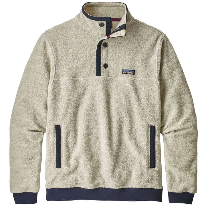 Patagonia Men's Shearling Fleece Button Pullover 3 Patagonia Men's Shearling Fleece Button Pullover - Image 3