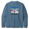 Patagonia Men's Line Logo Ridge Organic Cotton Crew Sweatshirt