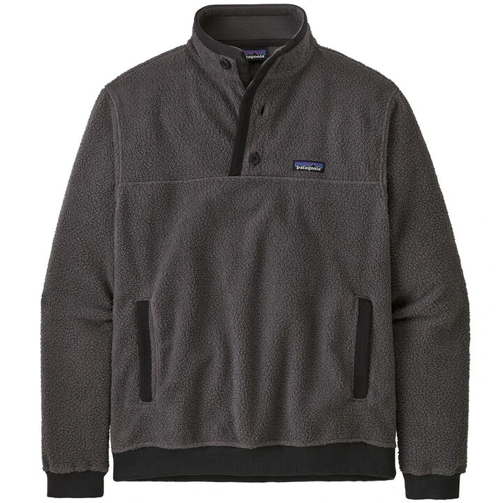 Patagonia Men's Shearling Fleece Button Pullover 1 Patagonia Men's Shearling Fleece Button Pullover