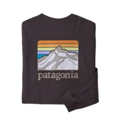 Patagonia Men's Line Logo Ridge Responsibili-Tee Long-Sleeve T-Shirt -Garmentra Sales Store WBF21 38517 BABN