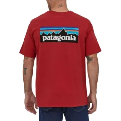 Patagonia Men's P-6 Logo Responsibili-Tee Short-Sleeve T-Shirt -Garmentra Sales Store WBF22 38504 SUMR ZT2