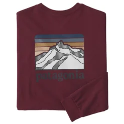 Patagonia Men's Line Logo Ridge Responsibili-Tee Long-Sleeve T-Shirt -Garmentra Sales Store WBF22 38517 SEQR