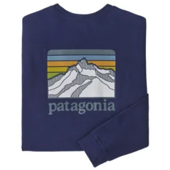 Patagonia Men's Line Logo Ridge Responsibili-Tee Long-Sleeve T-Shirt -Garmentra Sales Store WBF22 38517 SNDB