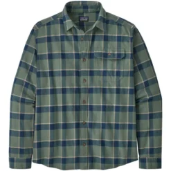 Patagonia Men's Cotton In Conversion Fjord Flannel Long-Sleeve Shirt -Garmentra Sales Store WBF22 42410 GTHE