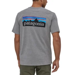 Patagonia Men's P-6 Logo Responsibili-Tee Short-Sleeve T-Shirt -Garmentra Sales Store WBS20 38504 GLH MK2