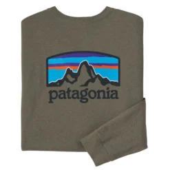 Patagonia Men's Fitz Roy Horizons Responsibili-Tee Long-Sleeve T-Shirt -Garmentra Sales Store WBS22 38514 GDNG
