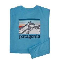 Patagonia Men's Line Logo Ridge Responsibili-Tee Long-Sleeve T-Shirt -Garmentra Sales Store WBS22 38517 LAGB