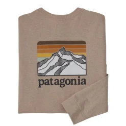 Patagonia Men's Line Logo Ridge Responsibili-Tee Long-Sleeve T-Shirt -Garmentra Sales Store WBS22 38517 STPE