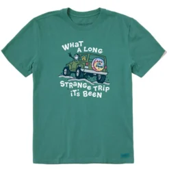 Life Is Good Men's Jake And Rocket Strange Trip Crusher Short-Sleeve T-Shirt
