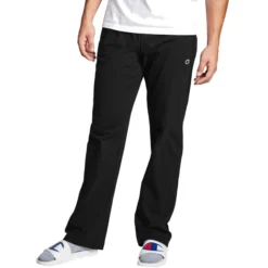 Champion Men's Big & Tall Open Bottom Leg Everyday Cotton Pant