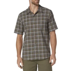Royal Robbins Men's Redwood Plaid Short-Sleeve Shirt